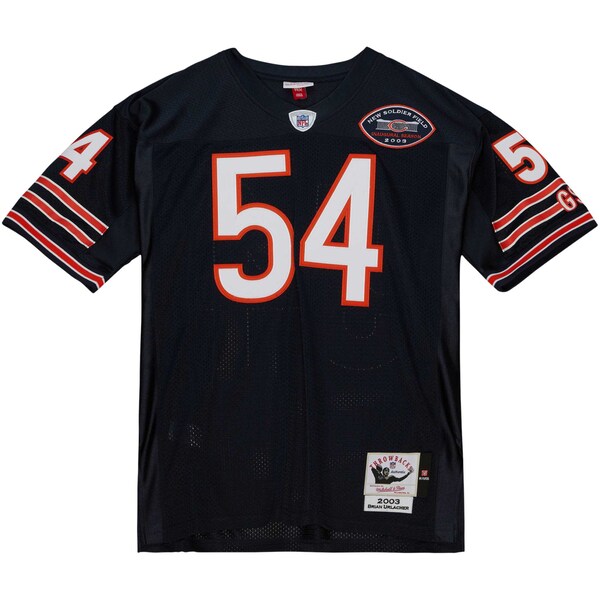 Brian Urlacher Chicago Bears 2003 Authentic Throwback Retired Player Jersey - Navy
