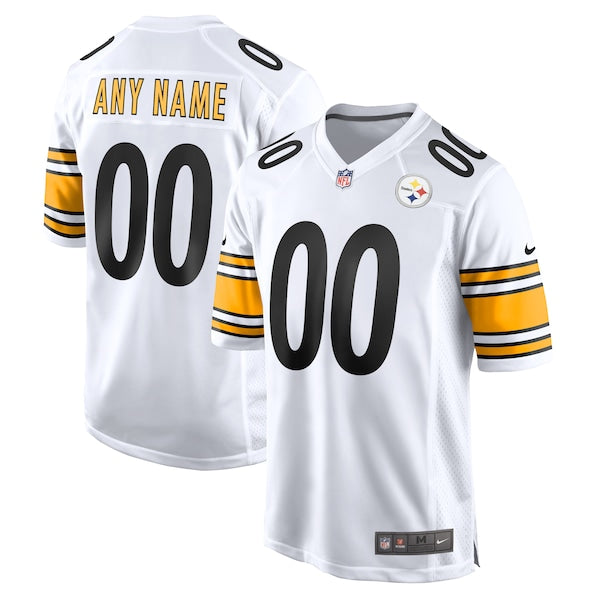 Pittsburgh Steelers Nike Game Custom Jersey - White