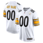 Pittsburgh Steelers Nike Game Custom Jersey - White