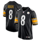 Aaron Rodgers Pittsburgh Steelers Nike Game Jersey - Black/White