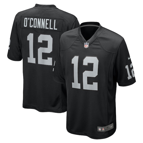 Aidan O'Connell Las Vegas Raiders Nike Team Game Jersey -  Black
