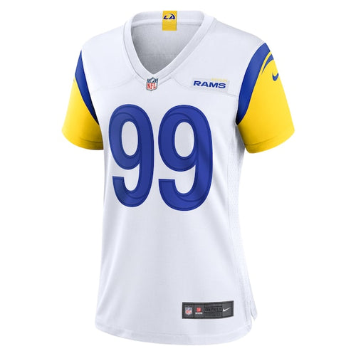 Aaron Donald Los Angeles Rams Nike Women's Player Jersey - White/Royal