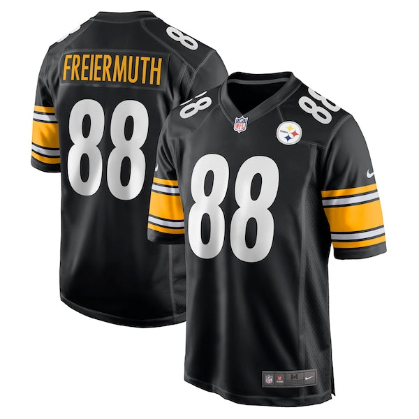 Pat Freiermuth Pittsburgh Steelers Nike Game Jersey - Black/White