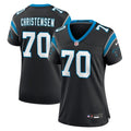 Brady Christensen Carolina Panthers Nike Women's Team Game Jersey - Black
