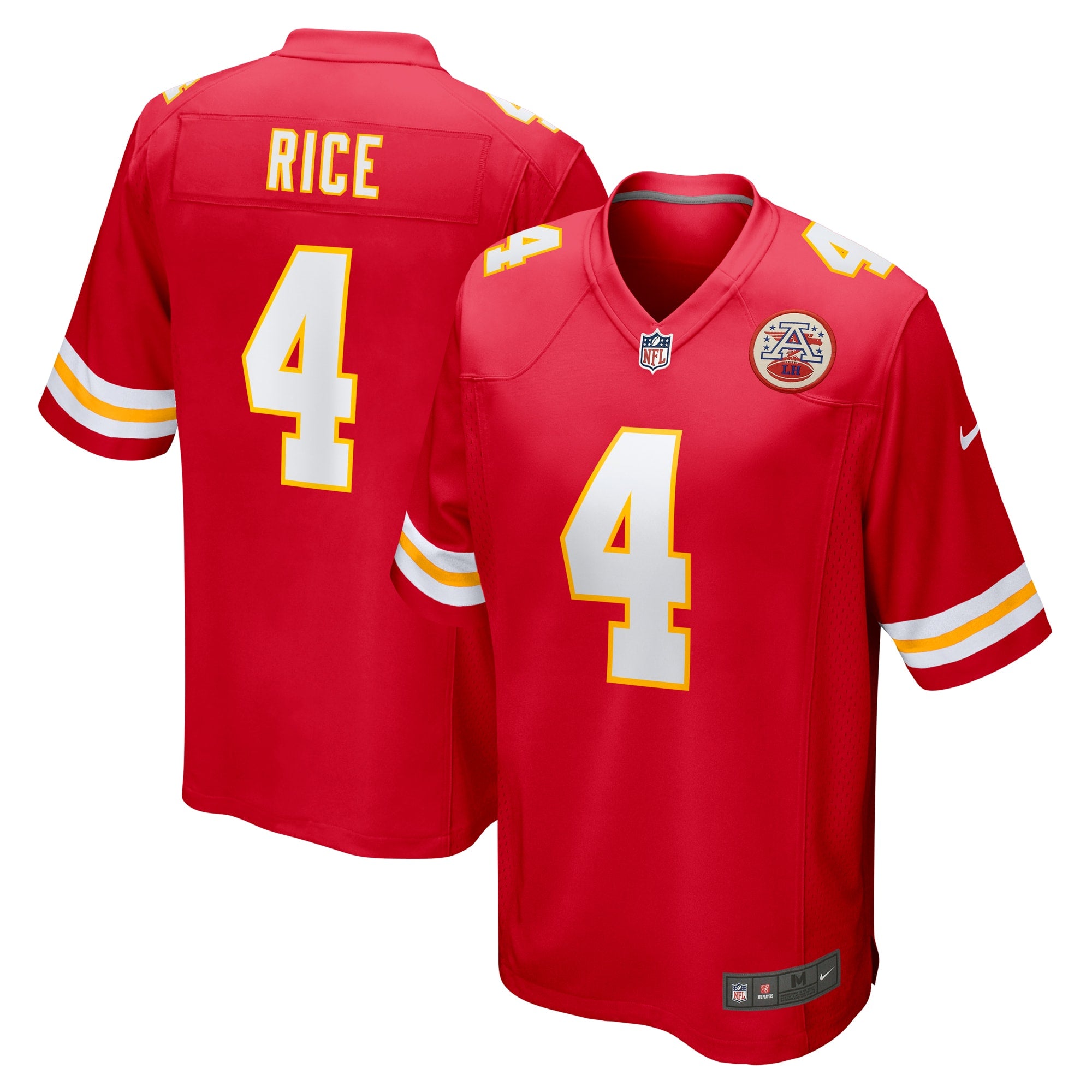 Rashee Rice Kansas City Chiefs Nike  Game Jersey -  White/Red