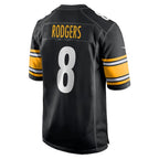 Aaron Rodgers Pittsburgh Steelers Nike Game Jersey - Black/White