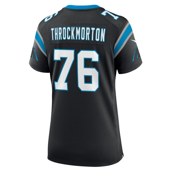 Calvin Throckmorton Carolina Panthers Nike Women's Team Game Jersey -  Black