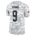 Bryce Young Carolina Panthers Nike 2024 Salute to Service Limited Jersey - Arctic Camo