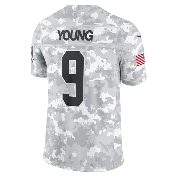 Bryce Young Carolina Panthers Nike 2024 Salute to Service Limited Jersey - Arctic Camo