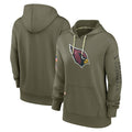 Arizona Cardinals Nike Women's Salute To Service Performance Pullover Hoodie - Olive