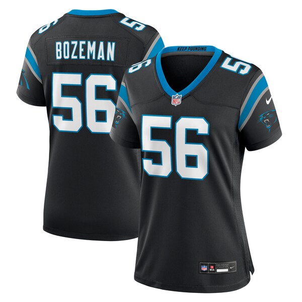 Bradley Bozeman Carolina Panthers Nike Women's Team Game Jersey - Black