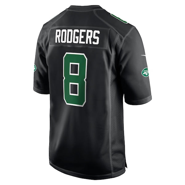 Aaron Rodgers New York Jets Nike Fashion Game Jersey - Black/Green/White