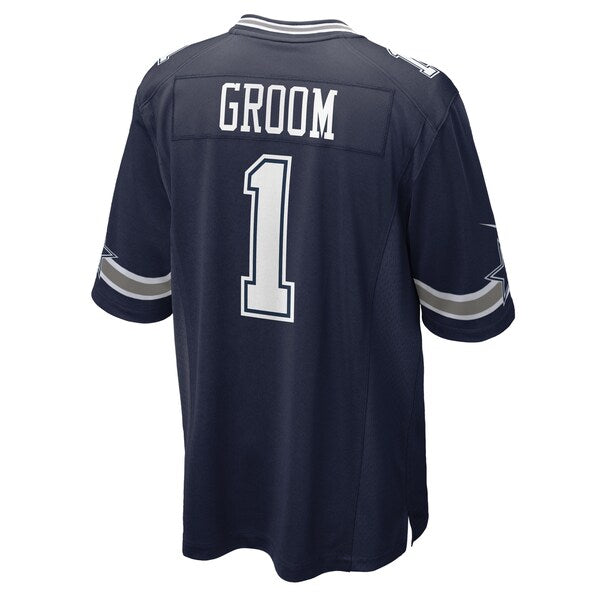 Number 1 Groom Dallas Cowboys Nike Game Jersey - Navy