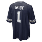 Number 1 Groom Dallas Cowboys Nike Game Jersey - Navy