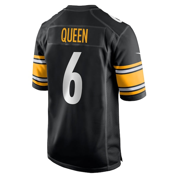 Patrick Queen Pittsburgh Steelers Nike Game Player Jersey - Black