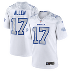 Youth Josh Allen Buffalo Bills Nike 2025 RIVALRIES Vapor F.U.S.E Limited Jersey - White