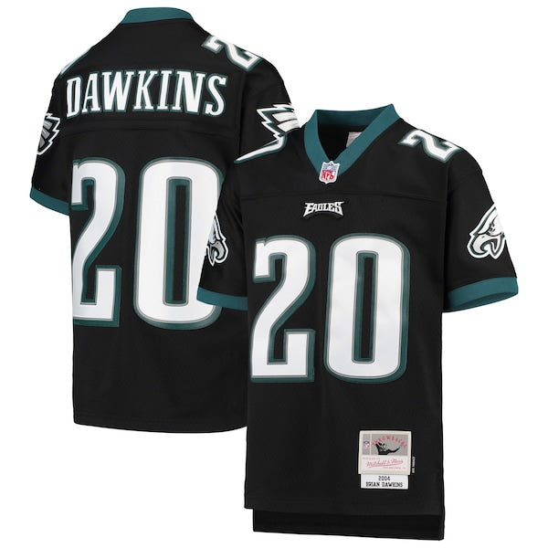 Brian Dawkins Philadelphia Eagles Youth 2004 Legacy Retired Player Jersey - Black/Green