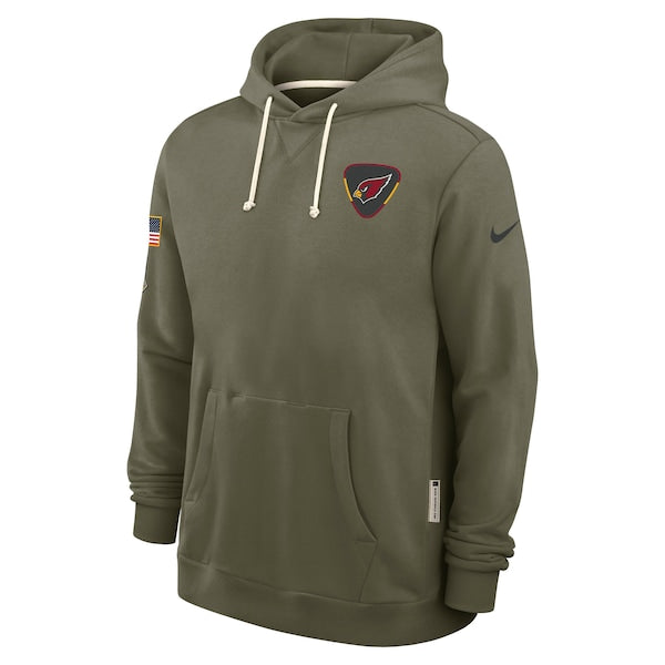 Arizona Cardinals Nike 2025 Salute to Service Sideline Standard Issue Dri-FIT Hoodie - Olive