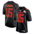 Patrick Mahomes Kansas City Chiefs Nike Super Bowl LIX Fashion Game Jersey - Carbon Black/White