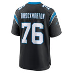 Calvin Throckmorton Carolina Panthers Nike Team Game Jersey -  Black