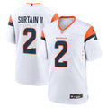Patrick Surtain II Denver Broncos Nike Game Jersey - White/Navy/Orange