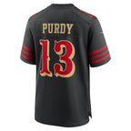 Brock Purdy San Francisco 49ers Nike 2025 Rivalries Collection Game Jersey - Black