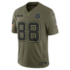 CeeDee Lamb Dallas Cowboys Nike 2025 Salute to Service Limited Jersey - Olive