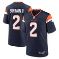 Patrick Surtain II Denver Broncos Nike Alternate Game Jersey - Navy/Orange/White