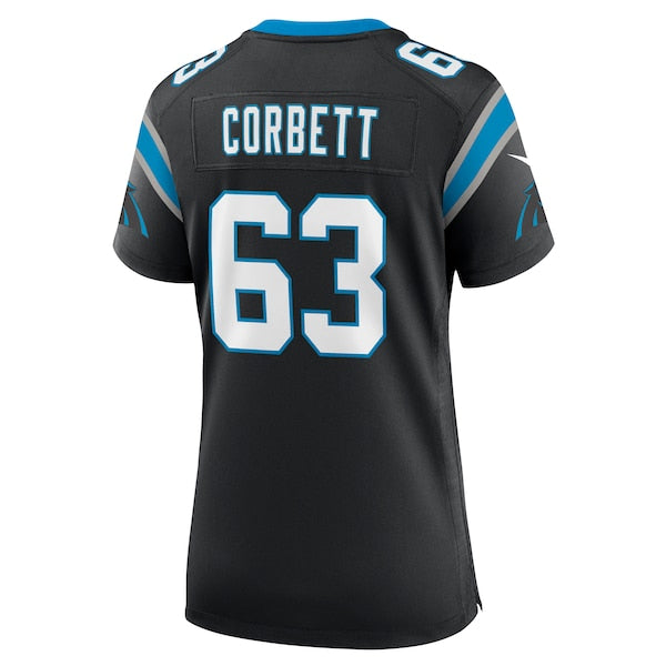 Austin Corbett Carolina Panthers Nike Women's Team Game Jersey - Black