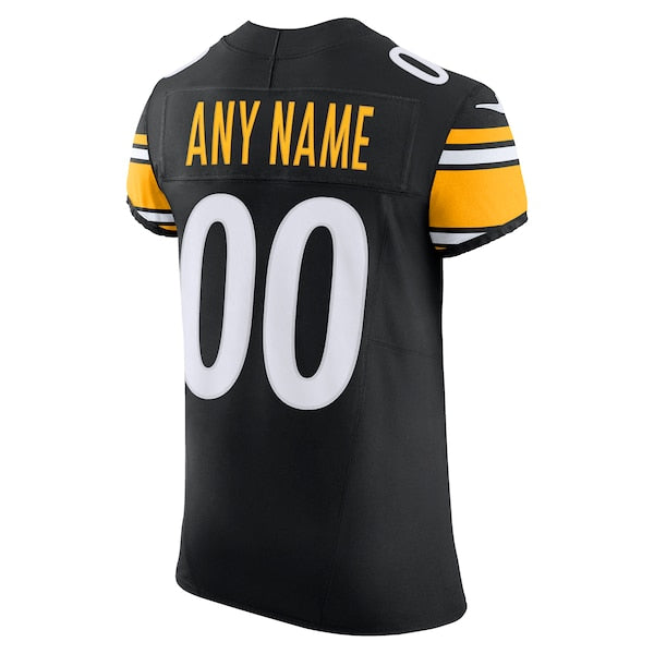 Pittsburgh Steelers Nike Vapor F.U.S.E. Elite Custom Jersey - Black