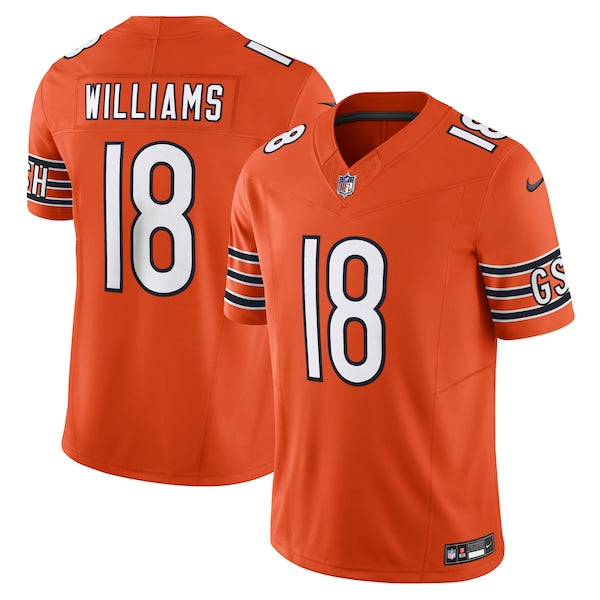 Caleb Williams Chicago Bears Nike Vapor F.U.S.E. Limited Jersey - Orange/White/Navy