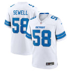 Penei Sewell Detroit Lions Nike Game Jersey -  White/Blue/Black