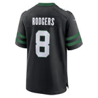 Aaron Rodgers New York Jets Nike Alternate Game Jersey - Legacy Black/Green/White