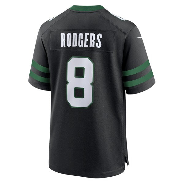 Aaron Rodgers New York Jets Nike Alternate Game Jersey - Legacy Black/Green/White