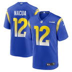 Puka Nacua Los Angeles Rams Nike Game Player Jersey - Royal