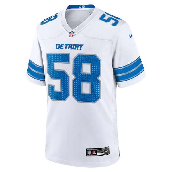 Penei Sewell Detroit Lions Nike Game Jersey -  White/Blue/Black