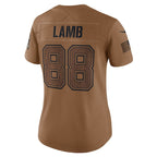 CeeDee Lamb Dallas Cowboys Nike Women's 2023 Salute To Service Limited Jersey - Brown