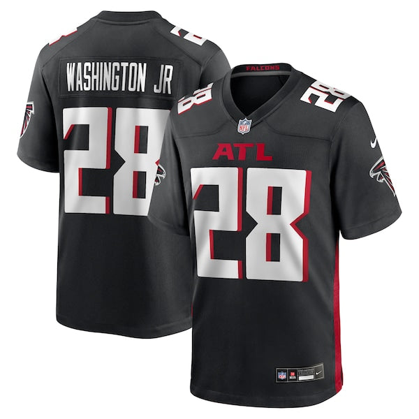 Carlos Washington Jr. Atlanta Falcons Nike Team Game Jersey -  Black