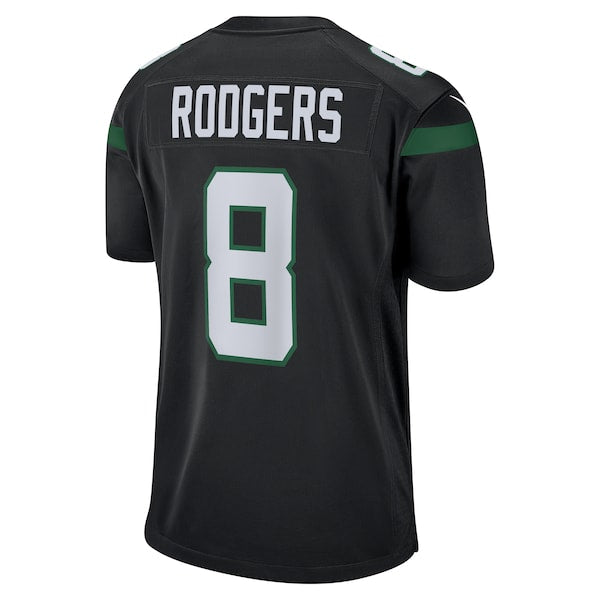 Aaron Rodgers New York Jets Nike Game Jersey - Black/Green/White