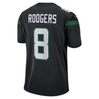 Aaron Rodgers New York Jets Nike Game Jersey - Black/Green/White