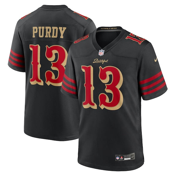 Brock Purdy San Francisco 49ers Nike 2025 Rivalries Collection Game Jersey - Black
