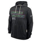 Carolina Panthers Nike 2025 NFL Crucial Catch Sideline Standard Issue Dri-FIT Hoodie - Black
