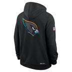 Arizona Cardinals Nike 2025 NFL Crucial Catch Sideline Standard Issue Dri-FIT Hoodie - Black