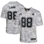 CeeDee Lamb Dallas Cowboys Nike Youth 2024 Salute to Service Game Jersey - Arctic Camo