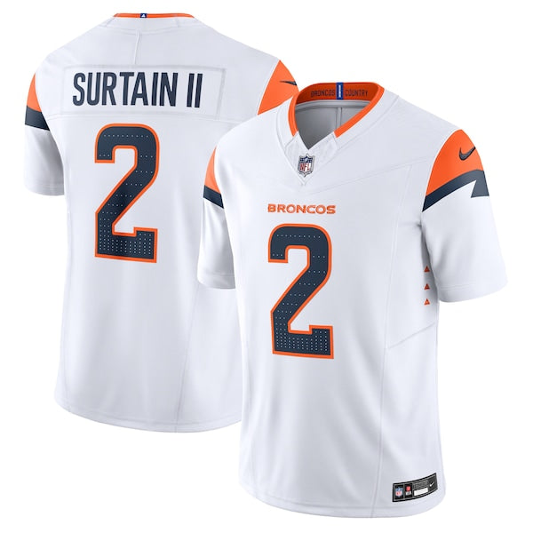 Patrick Surtain II Denver Broncos Nike Vapor F.U.S.E. Limited Jersey - White