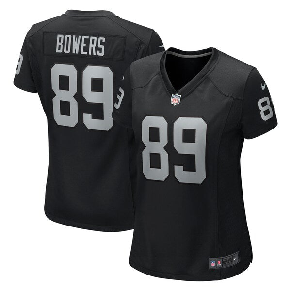 Brock Bowers Las Vegas Raiders Nike Women's Team Game Jersey -  Black