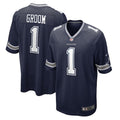Number 1 Groom Dallas Cowboys Nike Game Jersey - Navy