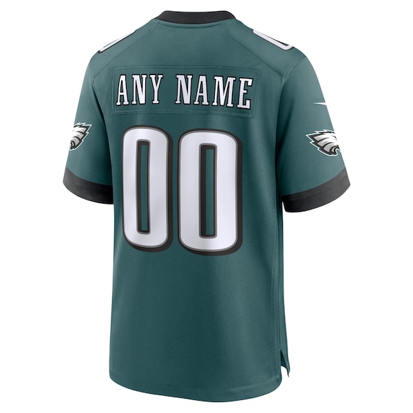 Philadelphia Eagles Nike Super Bowl LIX Custom Game Jersey - Midnight Green