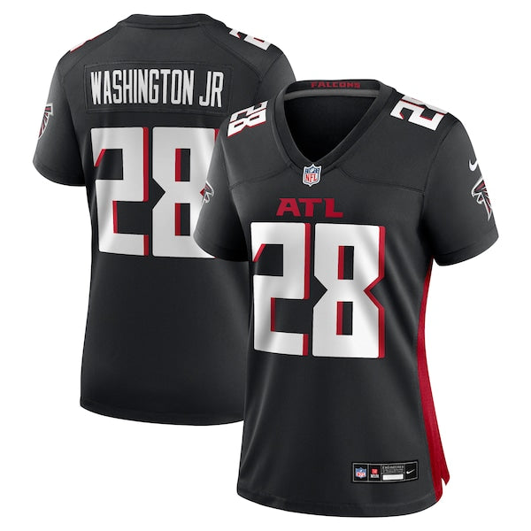 Carlos Washington Jr. Atlanta Falcons Nike Women's Team Game Jersey -  Black