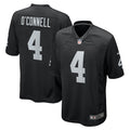 Aidan O'Connell Las Vegas Raiders Nike  Game Jersey -  Black/White